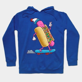 Skater Chicago Dog Hoodie